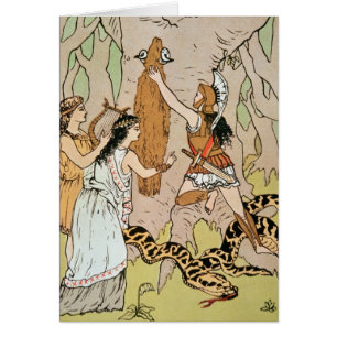 Jason saisissant l'ouatine d'or