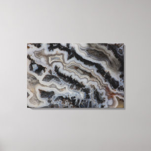 Jasper Agate Mixed Slab Canvas Print