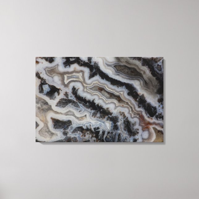 Jasper Agate Mixed Slab Canvas Print (Front)