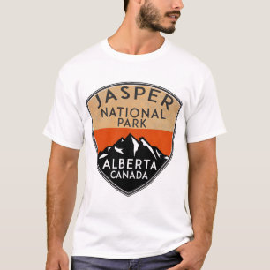 JASPER  ALBERTA CANADA Skiing Ski Mountain Mountai T-Shirt