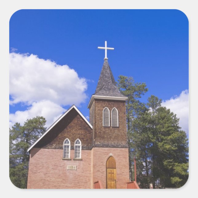 Jasper, Alberta. Square Sticker (Front)