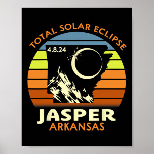 Jasper Arkansas Total Solar Eclipse 2024  Poster