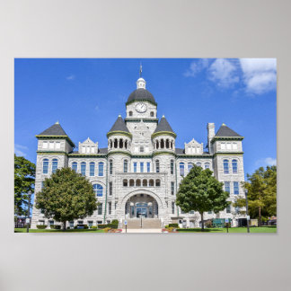Jasper County Courthouse, Carthage, Missouri Poster