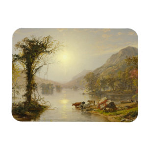 Jasper Francis Cropsey - Autumn on Greenwood Lake Magnet
