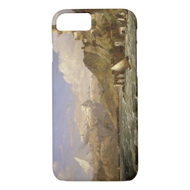 Jasper Francis Cropsey - The Coast of Genoa Case-Mate iPhone Case (Back)