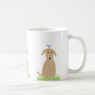 "JASPER IN THE GRASS"--coffee mug