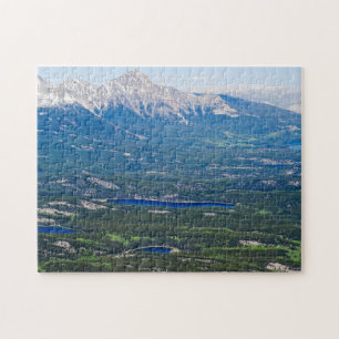 Jasper lakes and Pyramid mountain - Canada Jigsaw Puzzle
