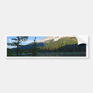 Jasper Lakes Reflections National Park Bumper Sticker