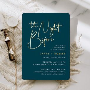 Jasper   Modern Minimalist Script Rehearsal Dinner