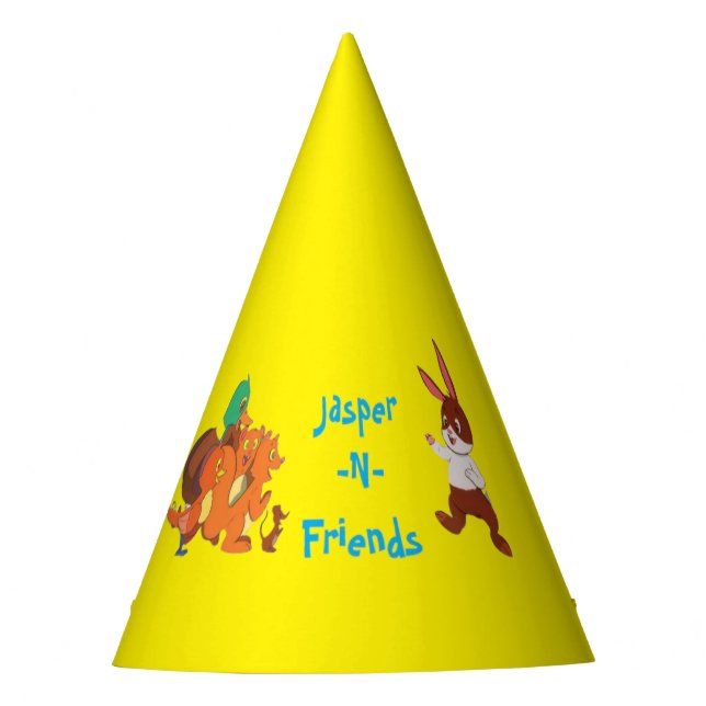 Jasper-n-friends Birthday hats (Front)