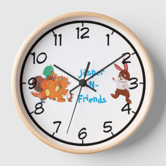 Jasper-n-Friends Clock