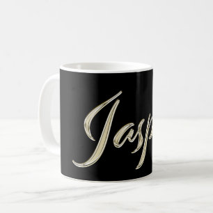 Jasper Name whitegold Tasse Teetasse