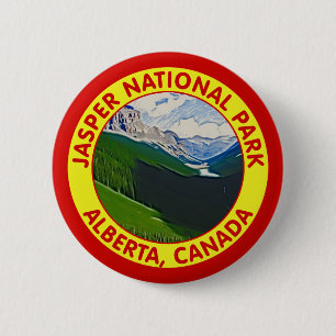 Jasper National Park, Alberta, Canada 2 Inch Round Button