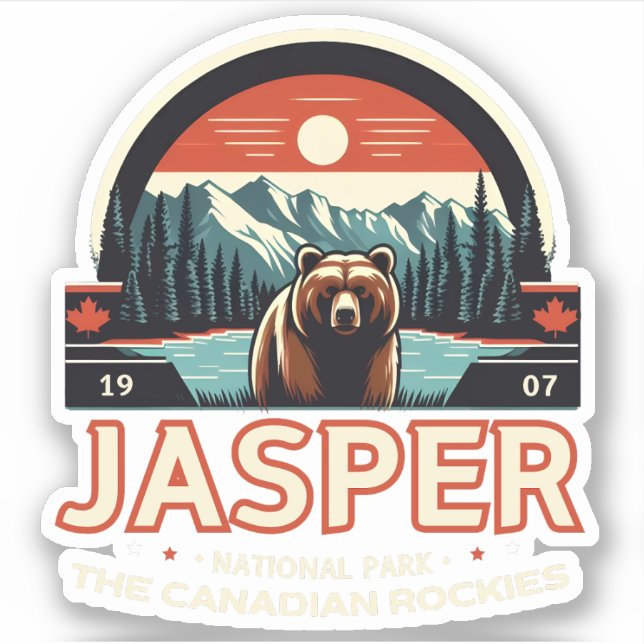 Jasper National Park Alberta Canada gifts (Front)