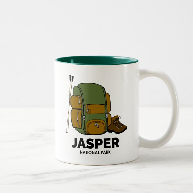 Jasper National Park Backpack Two-Tone Coffee Mug (Right)