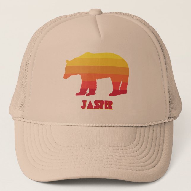 Jasper National Park Bear Trucker Hat (Front)