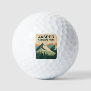 Jasper National Park Canada Scenic Nature Art Golf Balls