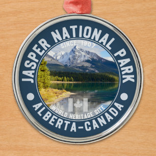 Jasper National Park, Canadian Rockies Metal Ornament