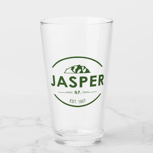 Jasper National Park Glass (Front)