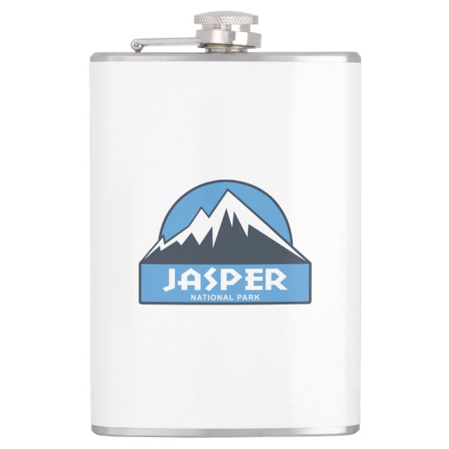 Jasper National Park Hip Flask (Front)