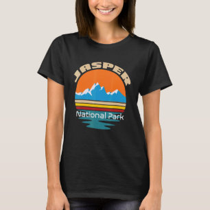 Jasper National Park Souvenir Canada Waterfalls Mo T-Shirt