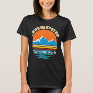 Jasper National Park Souvenir Canada Waterfalls Mo T-Shirt