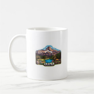 jasper national park sticker coffee mug