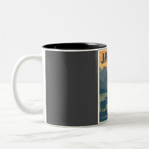 Jasper National Park Travel Two-Tone Coffee Mug