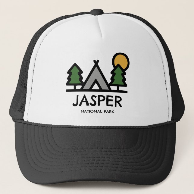 Jasper National Park Trucker Hat (Front)