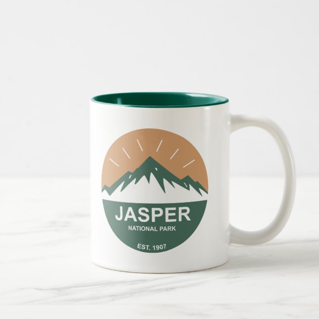 Jasper National Park Two-Tone Coffee Mug (Right)