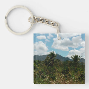 Jathika Namal Uyana Sri Lanka - Blue Sky  Keychain