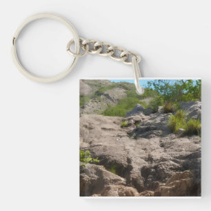 Jathika namalUyana Pink Quartz Mountain .Sri Lanka Keychain