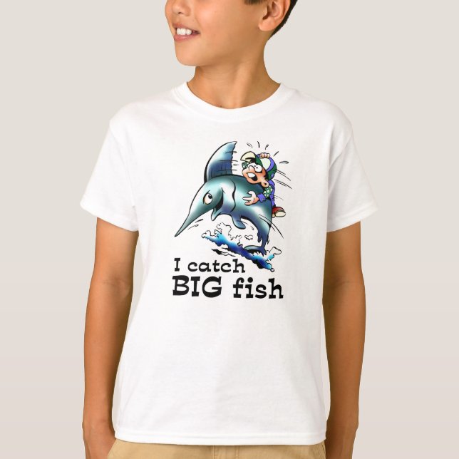 J'attrape les T-shirts Big Fish Funny Kids (Devant)
