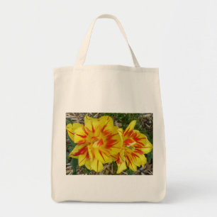 Jaune avec Sac Orgnaic Fleur Rouge