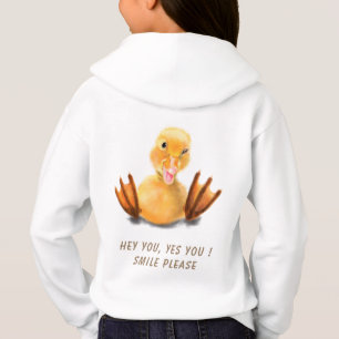 Jaune Canard Hoodies Texte Accrocheur