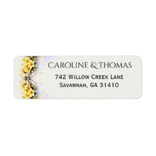 Jaune Canari Freesia Florale Romantique Mariage