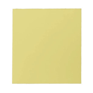 Jaune Chaud Doux - Bloc-Notes Minimaliste