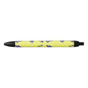 Jaune citron black ink pen