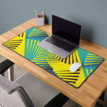 Jaune clair vert Abstrait Motif de style jungle