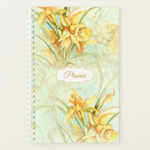 Jaune Daffodiles Vintage motif floral