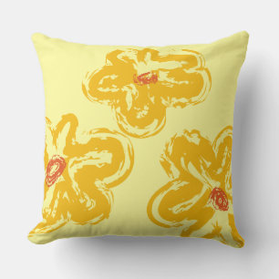 JAUNE DAISY DESIGN Retro JAUNE Oreiller