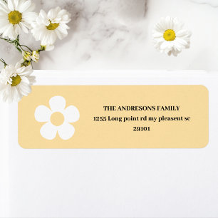 Jaune Daisy Joyeux Anniversaire Fête Florale