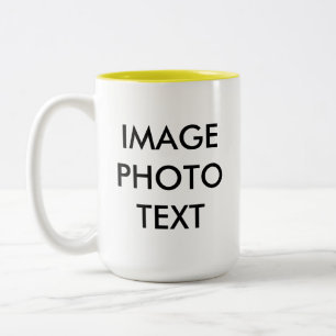 JAUNE DE Mug À Deux Tons