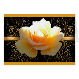 Jaune élégant de lueur intérieure et Merci rose