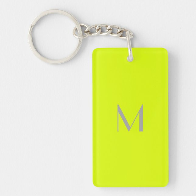 jaune fluorescent - ajouter monogramme (Devant)