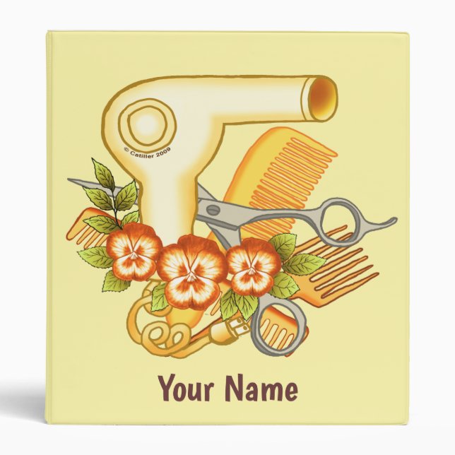 Jaune Pansy Beauticier classeur (Devant)