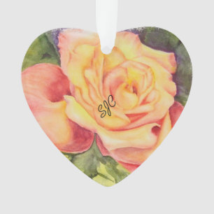JAUNE ROSE VALENTINE ORNAMENT