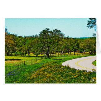 Jaunissez la route habillée de Robinson près de