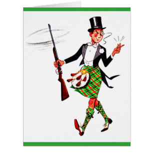 jaunty Scotsman avec fusil
