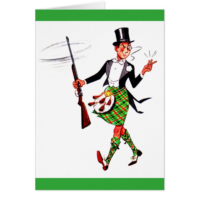 jaunty Scotsman with rifle (Front)